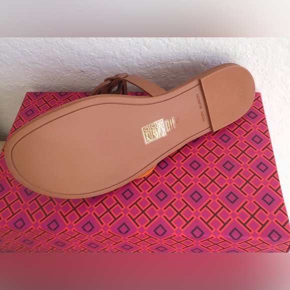 Tory Burch Miller Leather Sandals-New In Box With Dust Bag - Picture 8 of 14